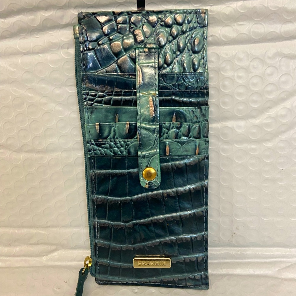 Brahmin Obsidian Credit Card Wallet